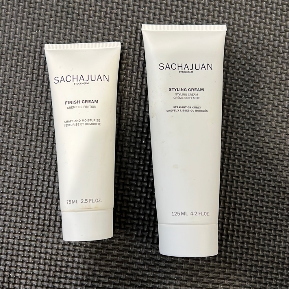 Sacha Juan finish and styling cream
